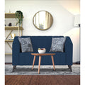 Adorn India Premium Laurel 2 Seater Sofa (Blue) (3 Year Warranty)