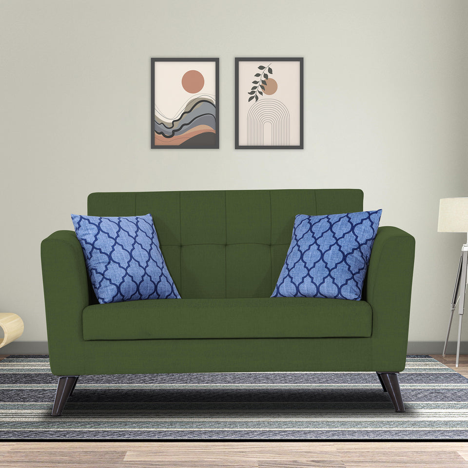 Dannis 2 Seater Sofa (Green)