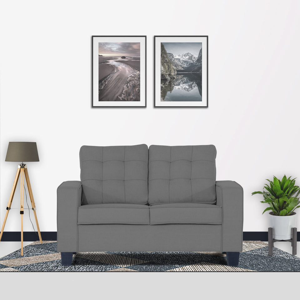 Raptor 2 Seater Sofa (Grey)
