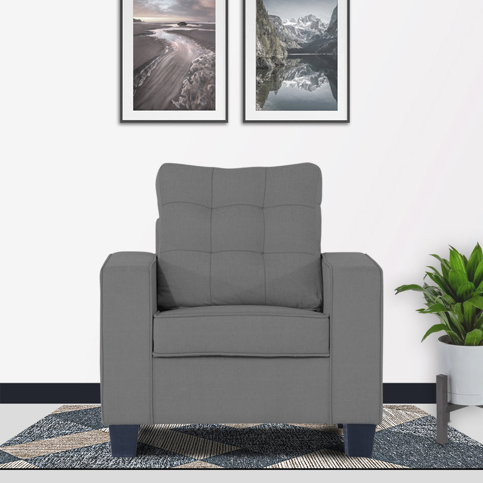 Raptor 1 Seater Sofa (Grey)