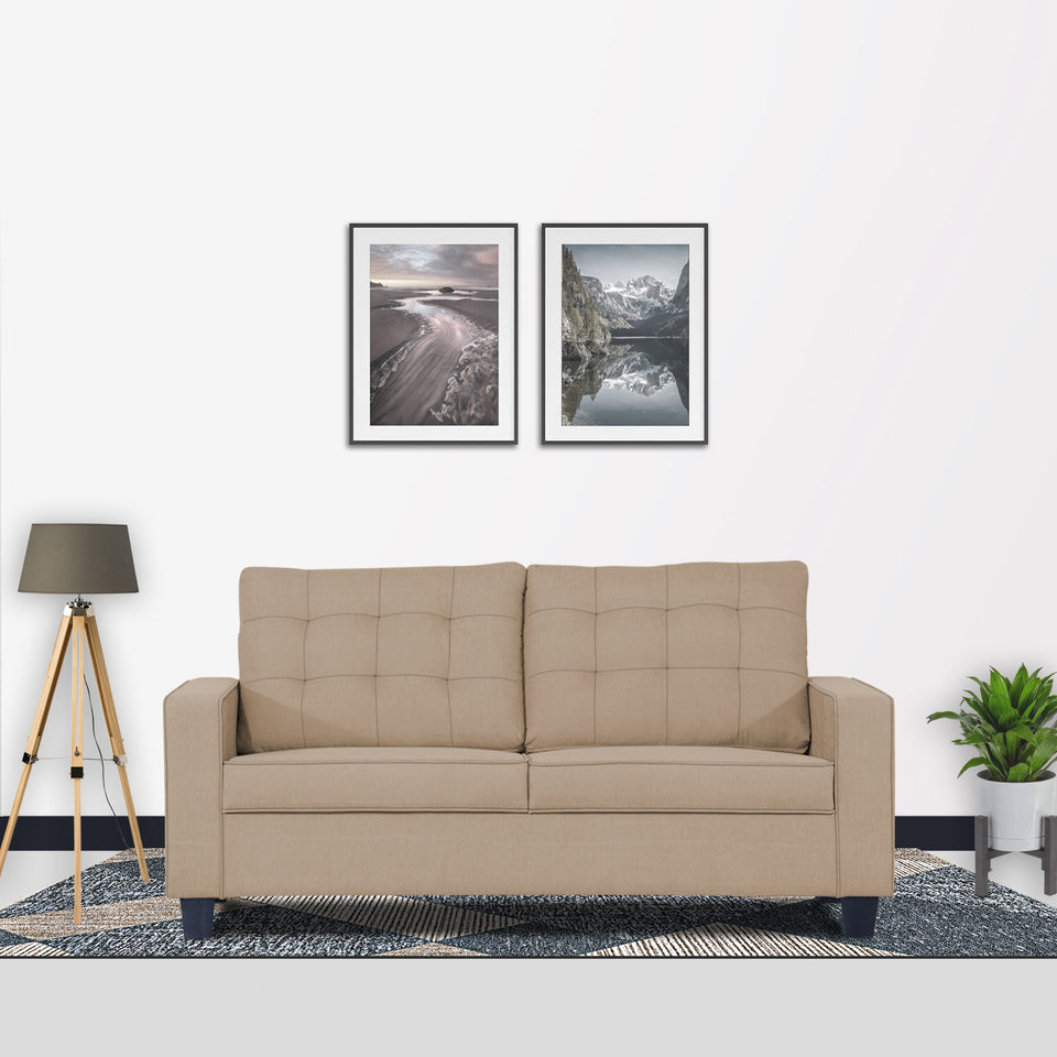 Raptor 3 Seater Sofa (Beige)