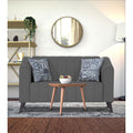 Adorn India Premium Laurel 2 Seater Sofa (Grey) (3 Year Warranty)