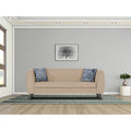 Adorn India Mason 3 Seater Sofa (Aqua Blue)