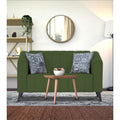 Adorn India Premium Laurel 2 Seater Sofa (Green) (3 Year Warranty)