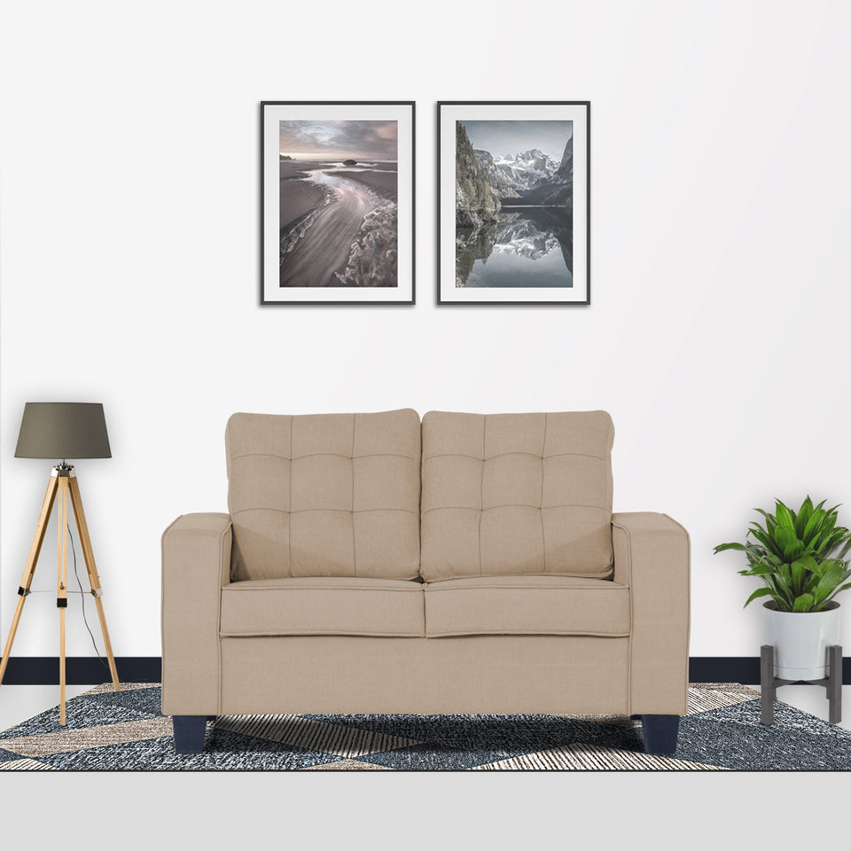 Raptor 2 Seater Sofa (Beige)