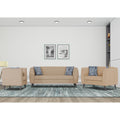 Mason 3+2+1 6 Seater Sofa Set (Aqua Blue)