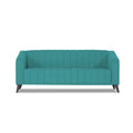 Adorn India Premium Laurel 3 Seater Sofa (Aqua Blue) Adorn India Premium Laurel 3 Seater Sofa (Aqua Blue) (3 Year Warranty)