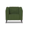Adorn India Premium Laurel 1 Seater Sofa (Green) (3 Year Warranty)