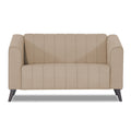 Adorn India Premium Laurel 2 Seater Sofa (Beige) (3 Year Warranty)