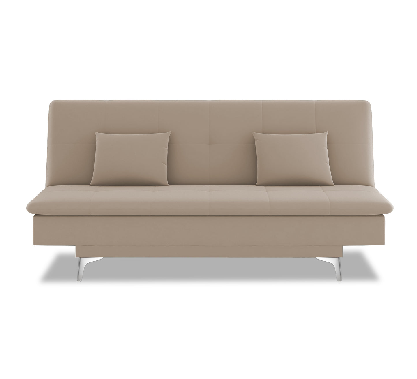 Adorn India New Aspen 3 Seater Sofa Cum Bed 4X6 (Light Beige)