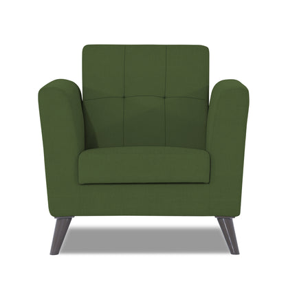 Adorn India Dannis 1 Seater Sofa (Green)