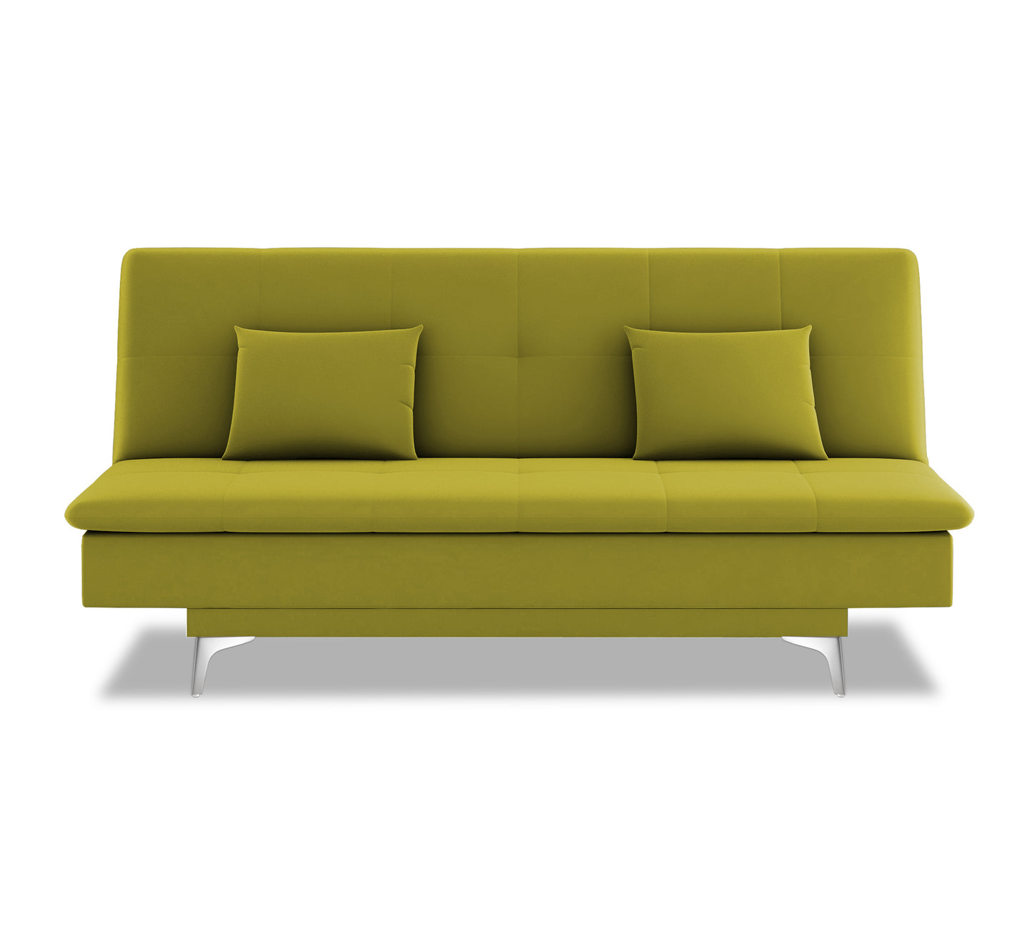 Adorn India New Aspen 3 Seater Sofa Cum Bed 4X6 (Light Green)