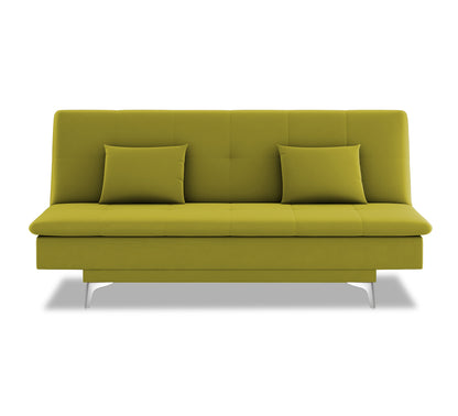 Adorn India New Aspen 3 Seater Sofa Cum Bed 4X6 (Light Green)