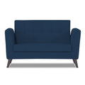 Adorn India Dannis 2 Seater Sofa (Blue) (3 Year Warranty)