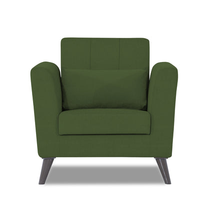 Adorn India Daniel 1 Seater Sofa (Green)