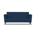 Adorn India Dannis 3 Seater Sofa (Blue) (3 Year Warranty)