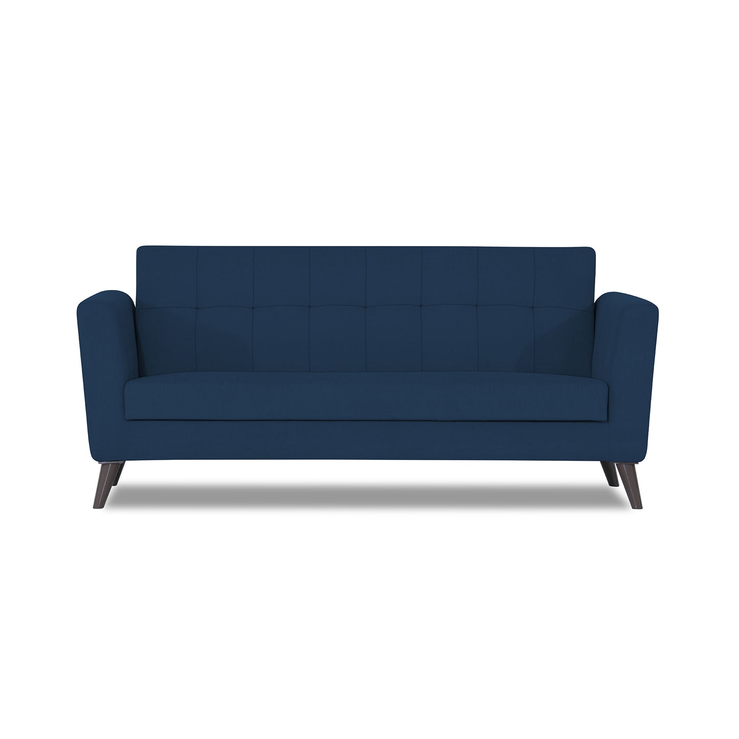 Adorn India Dannis 3 Seater Sofa (Blue)