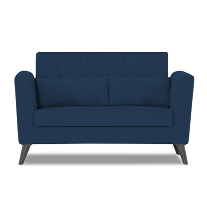 Adorn India Daniel 2 Seater Sofa (Blue)