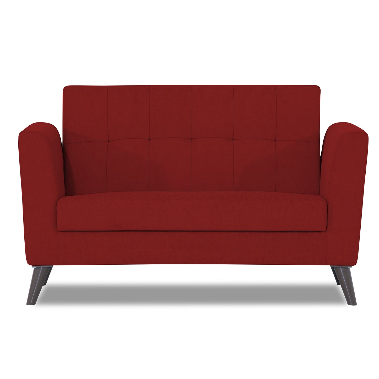 Adorn India Dannis 2 Seater Sofa (Red)