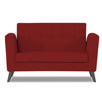 Adorn India Dannis 2 Seater Sofa (Red)