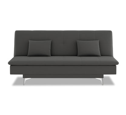 Adorn India New Aspen 3 Seater Sofa Cum Bed 4X6 (Dark Grey)