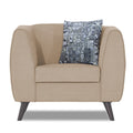 Mason 1 Seater Sofa (Aqua Blue)