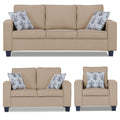 Camden 3+2+1 6 Seater Sofa Set (Aqua Blue)