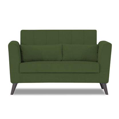 Adorn India Daniel 2 Seater Sofa (Green)