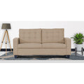 Adorn India Raptor 3 Seater Sofa (Beige)