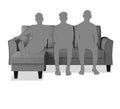 Adorn India Maddox Tufted L Shape 4 Seater Wood Sofa Set (Grey) (3 Year Warranty)