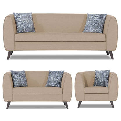 Adorn India Mason 3+2+1 6 Seater Sofa Set