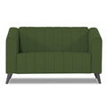 Adorn India Premium Laurel 2 Seater Sofa (Green) (3 Year Warranty)