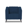 Adorn India Premium Laurel 1 Seater Sofa (Blue) (3 Year Warranty)