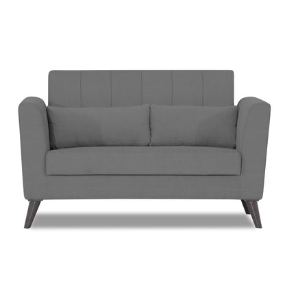 Adorn India Daniel 2 Seater Sofa (Grey)