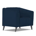 Adorn India Premium Laurel 1 Seater Sofa (Blue) (3 Year Warranty)