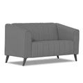Adorn India Premium Laurel 2 Seater Sofa (Grey) (3 Year Warranty)
