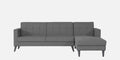 Adorn India Chilly L Shape 6 Seater Sofa Set RHS (Grey) (3 Year Warranty)