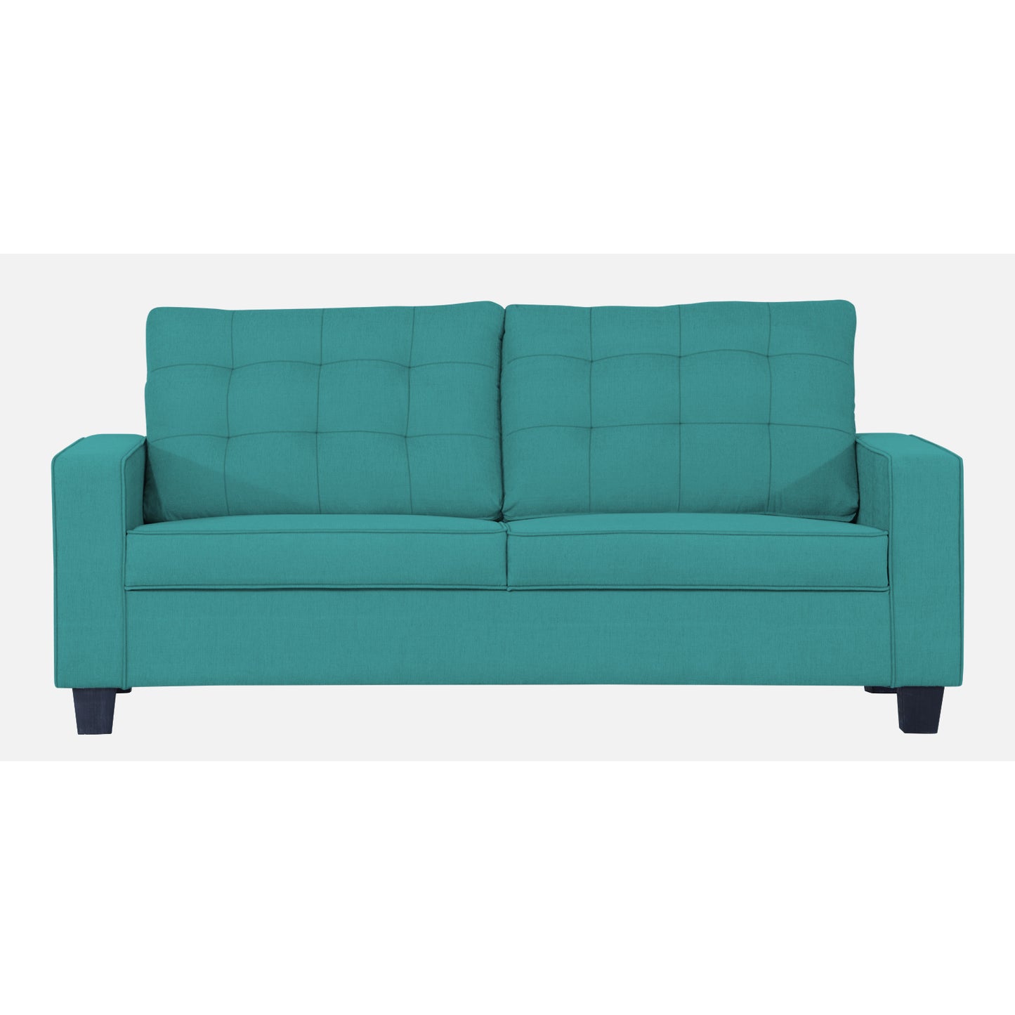 Adorn India Raptor 3 Seater Sofa (Aqua Blue)