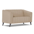 Adorn India Premium Laurel 2 Seater Sofa (Beige) (3 Year Warranty)