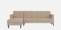 Adorn India Chilly L Shape 6 Seater Sofa Set LHS (Beige) (3 Year Warranty)