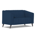 Adorn India Premium Laurel 2 Seater Sofa (Blue) (3 Year Warranty)