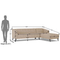 Exclusive Mystic L Shape 6 Seater Sofa Set (RHS)