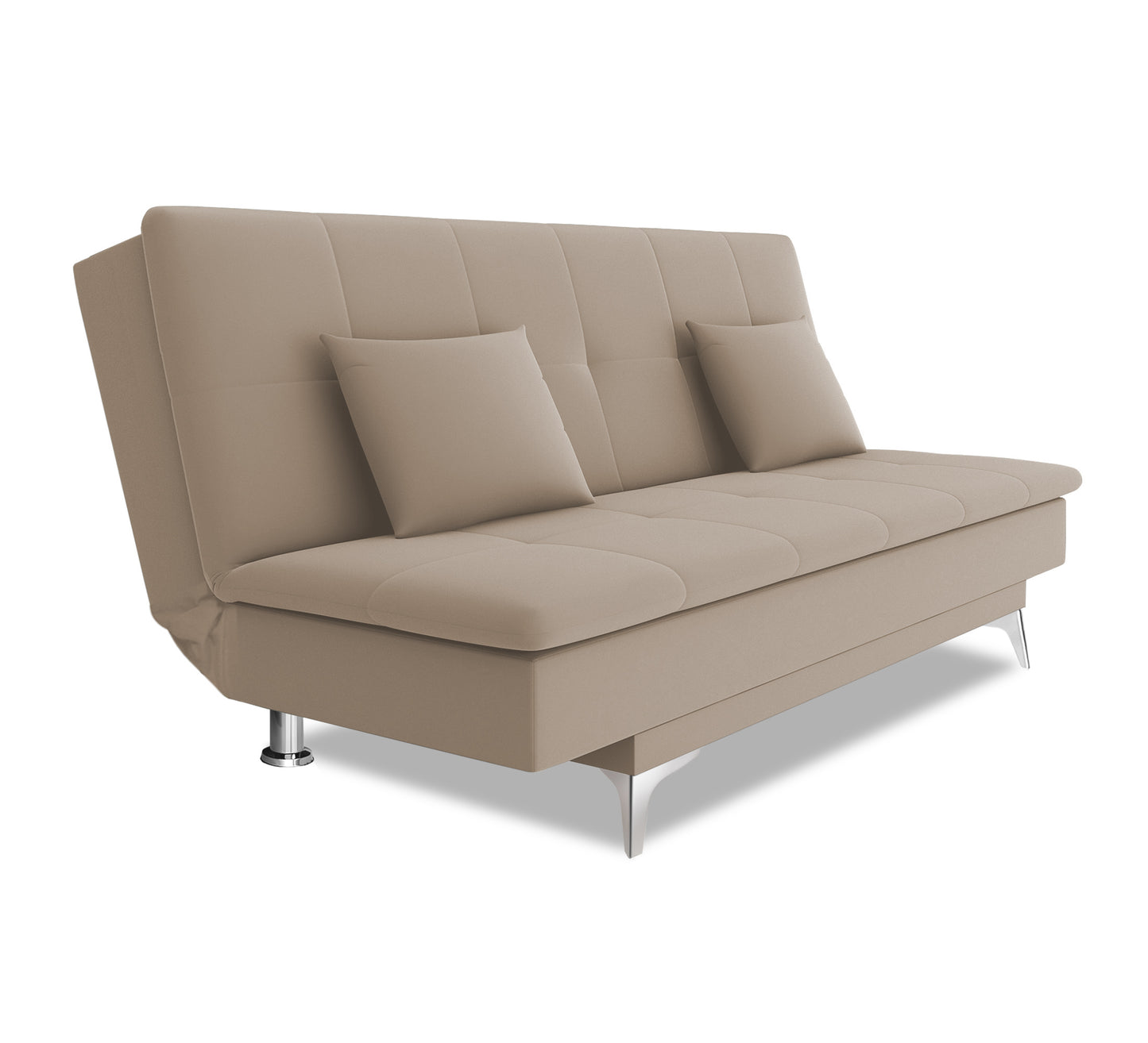 Adorn India New Aspen 3 Seater Sofa Cum Bed 4X6 (Light Beige)