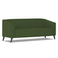 Adorn India Premium Laurel 3 Seater Sofa (Green) (3 Year Warranty)