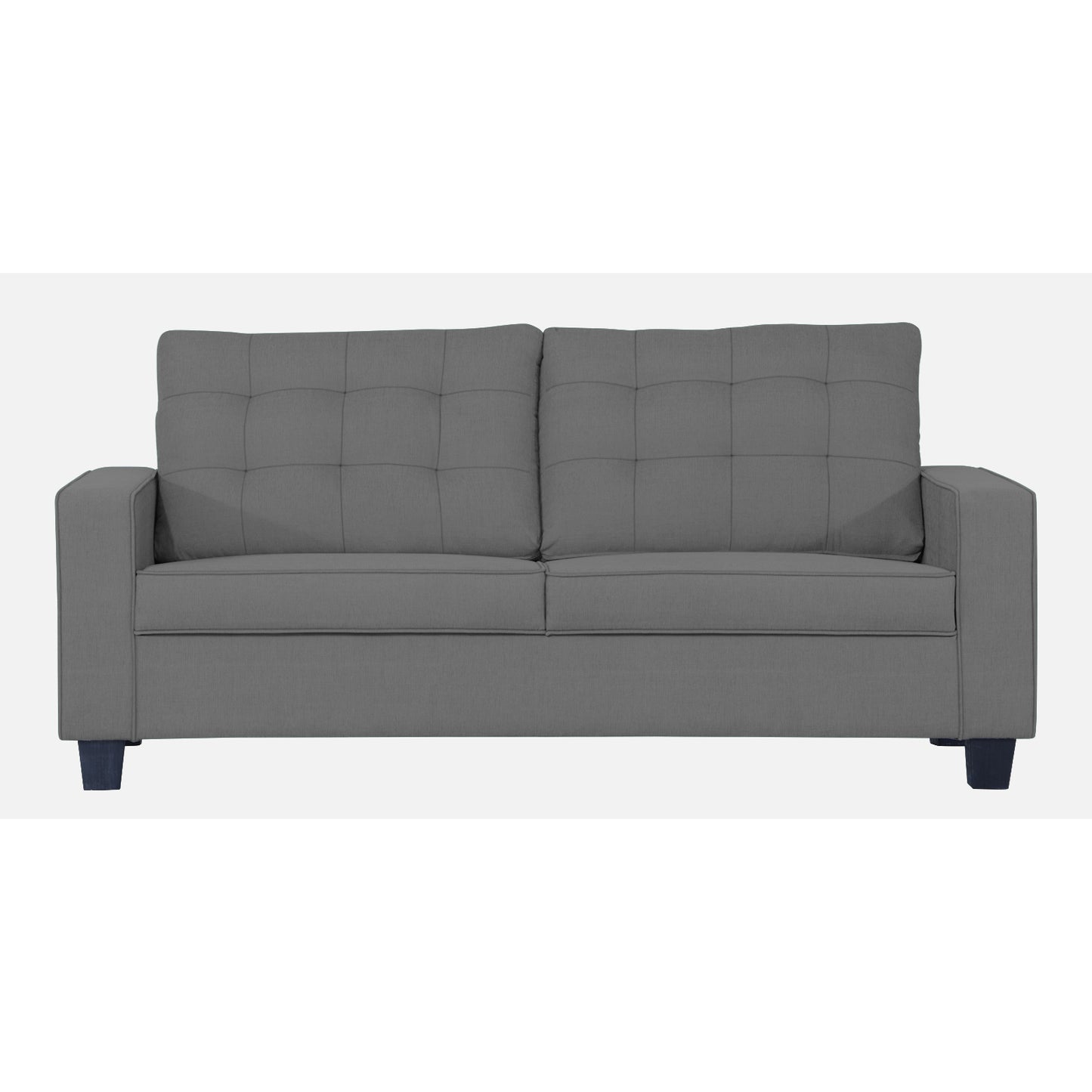 Adorn India Raptor 3 Seater Sofa (Grey)