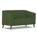 Adorn India Premium Laurel 2 Seater Sofa (Green) (3 Year Warranty)