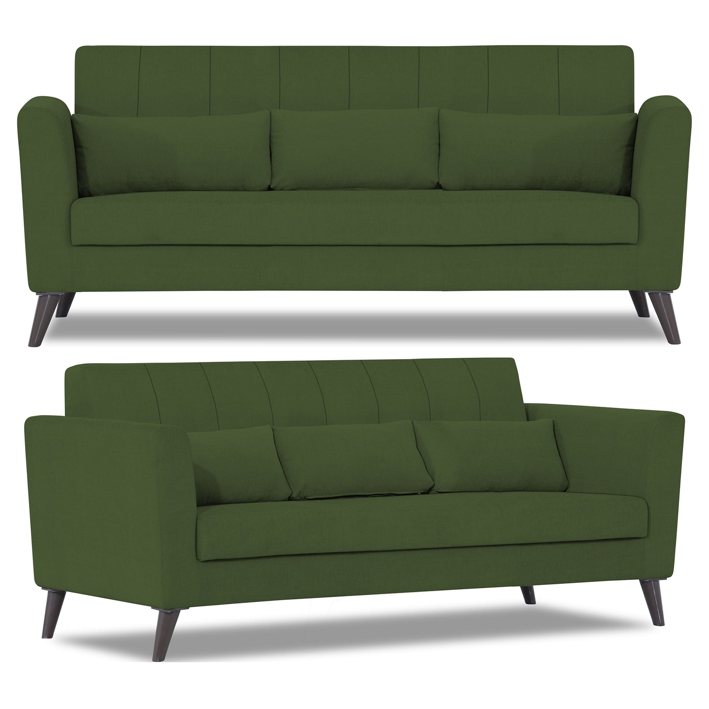 Adorn India Daniel 3+2+1 6 Seater Sofa Set