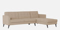 Adorn India Chilly L Shape 6 Seater Sofa Set RHS (Beige) (3 Year Warranty)