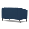 Adorn India Premium Laurel 2 Seater Sofa (Blue) (3 Year Warranty)