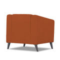 Adorn India Premium Laurel 1 Seater Sofa (Rust) (3 Year Warranty)